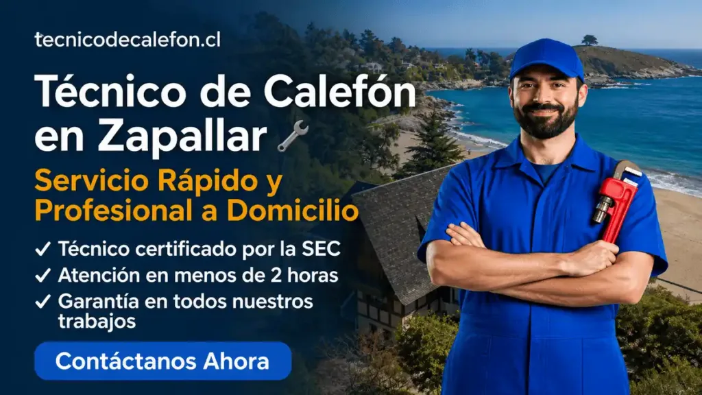Técnico de Calefón en Zapallar