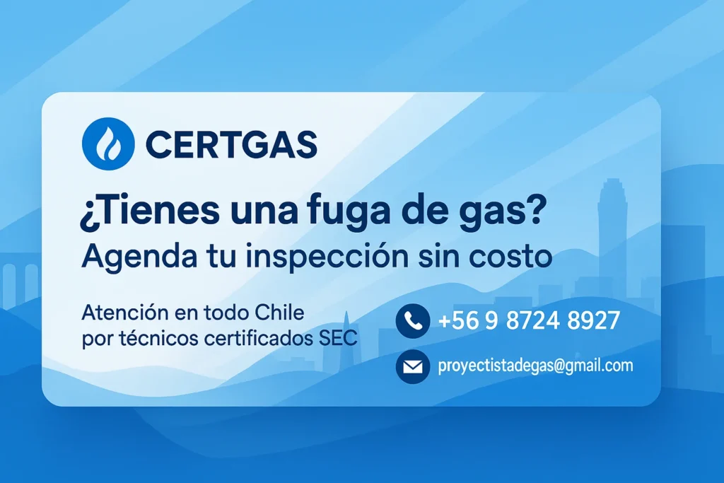 Sellado de fugas de gas con Prodoral R6‑1 6 contacto Certgas para agendar inspección gratuita por fuga de gas