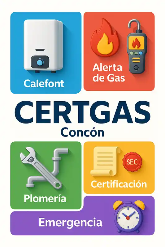 Certgas - Servicios de gasfitería en Concón